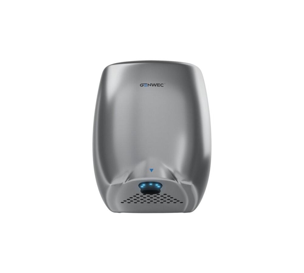 Elektronisk sensorshandsktork E-flow i silveraluminium 220-240V med referens GW01 12 02 04 från GENWEC