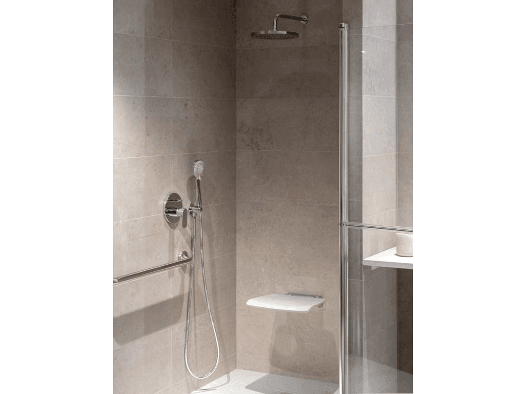 Rak handtag rak kromglans 780 mm Roca Access med referens A816929001 från ROCA