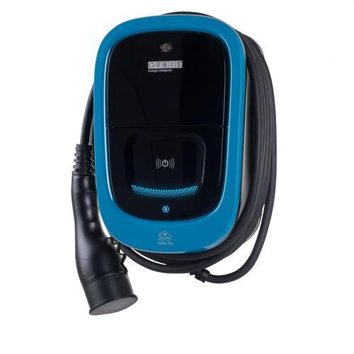 Enfasladdare för elbil VIARIS UNI+ 7,4KW med 5 meter kabel + Ethernet med referens OB94U120HA2 från ORBIS