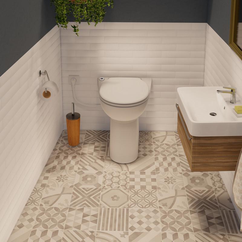 Inbyggd toalett med kvarn SFA SANICOMPACT C43 med referens 0100804 från SFA SANITRIT