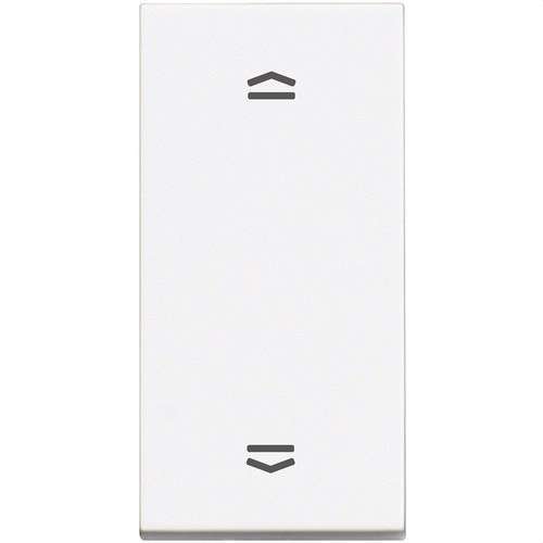 Narrow Double Switch for Blinds 1 Module White Classia with reference RW4027N from the brand BTICINO