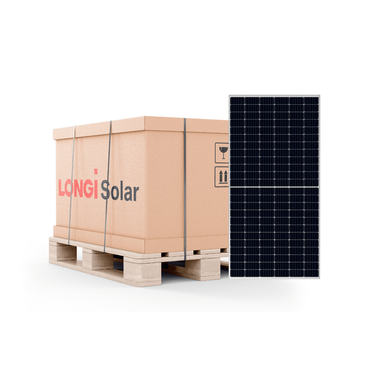 Paket 31 Solpanel 555W Longi HI-MO5m LR5-72HPH-555M med referens LR5-72HPH 555WP från LONGI