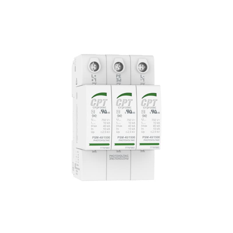 Överspänningsskydd PSM3-40/1000 PV 3 modul urtagbar med referens 77707852 från CIRPROTEC