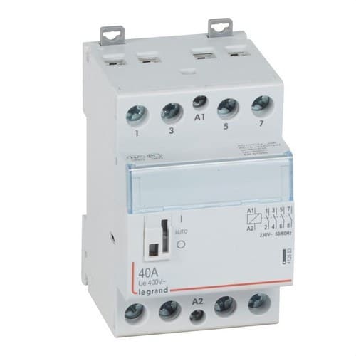 Kontaktor 40A 4NO 230V med referens 412553 från LEGRAND