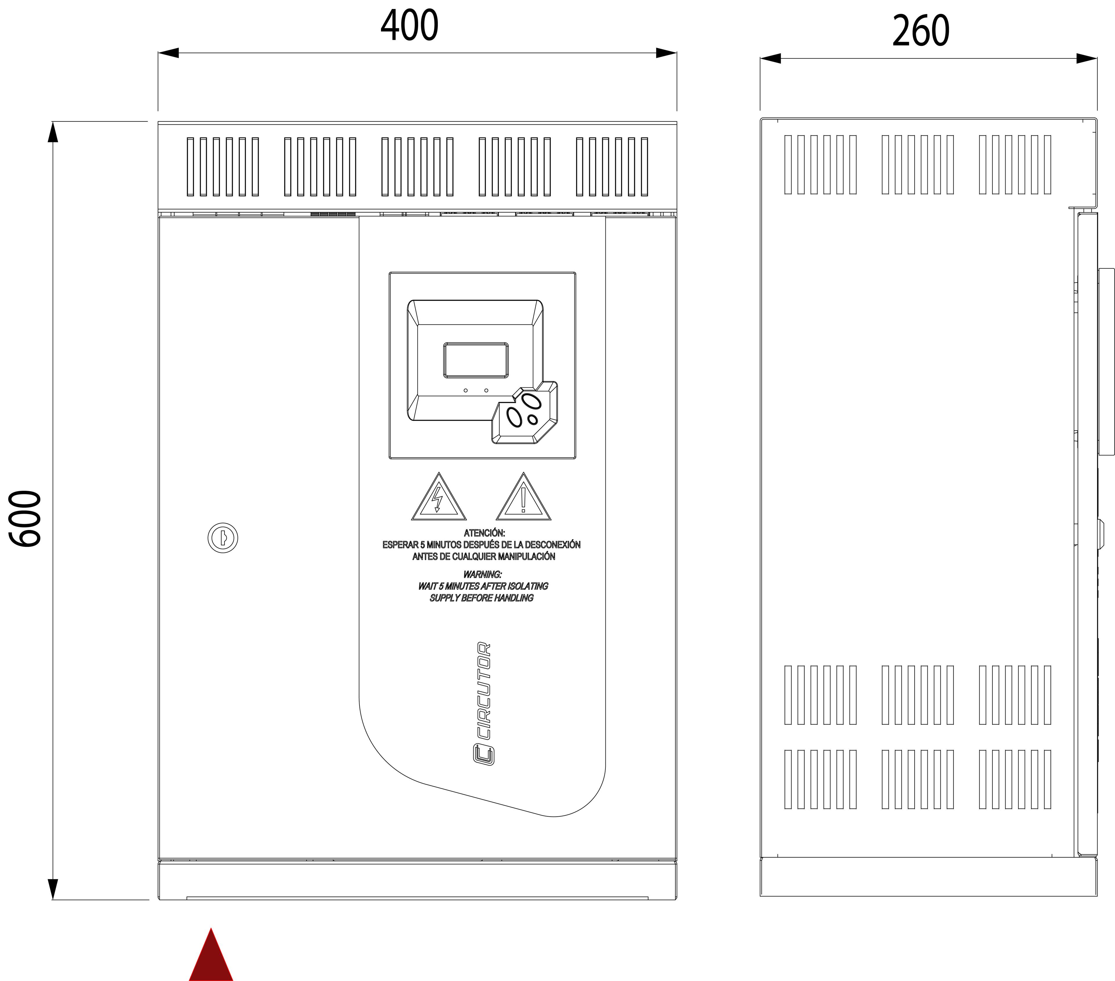 Automatisk kondensatorbatteri OPTIM 3 P&P-52,5-440 med referens R3L170. från CIRCUTOR