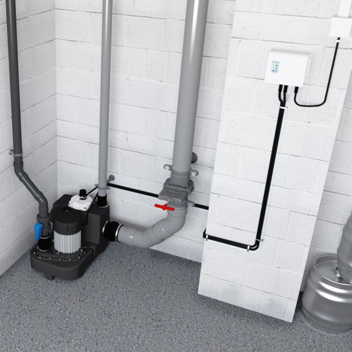 SFA Sanicubic 1 GR HP S pumpstation med referens CUBIC1HP från SFA SANITRIT