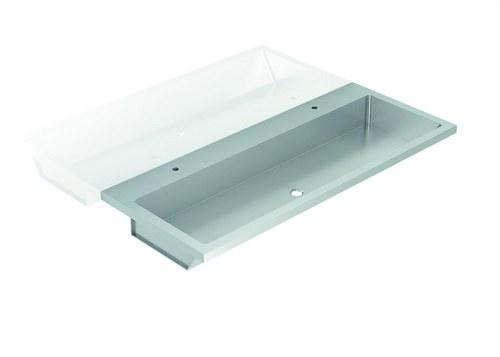 Collective Washbasin 1,800mm in 304 Stainless Steel with reference GW08 38 04 01 from the brand GENWEC
