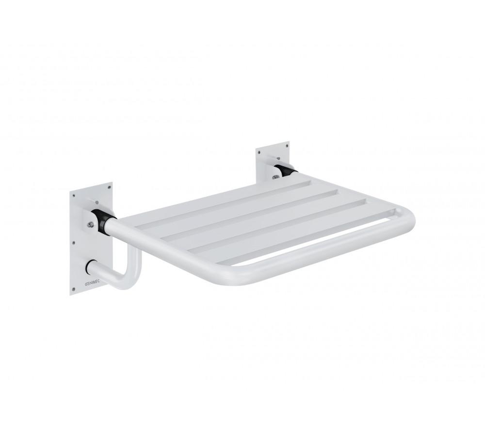 Folding Seat for Bathrooms and Showers White Steel with reference GW11 23 03 00 from the brand GENWEC