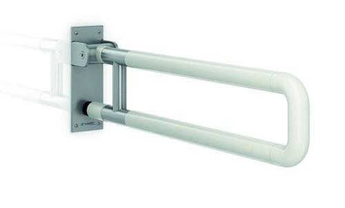 Fällbart stödhandtag 700mm nylonfinish med rostfri bas med referens GW11 30 09 00 från GENWEC