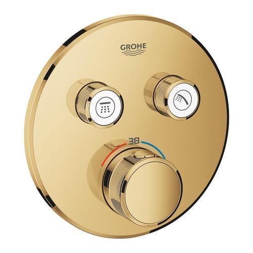 Inbyggd termostat med 2 vred Grohtherm SmartControl - Cool sunrise med referens 29119GL0 från GROHE