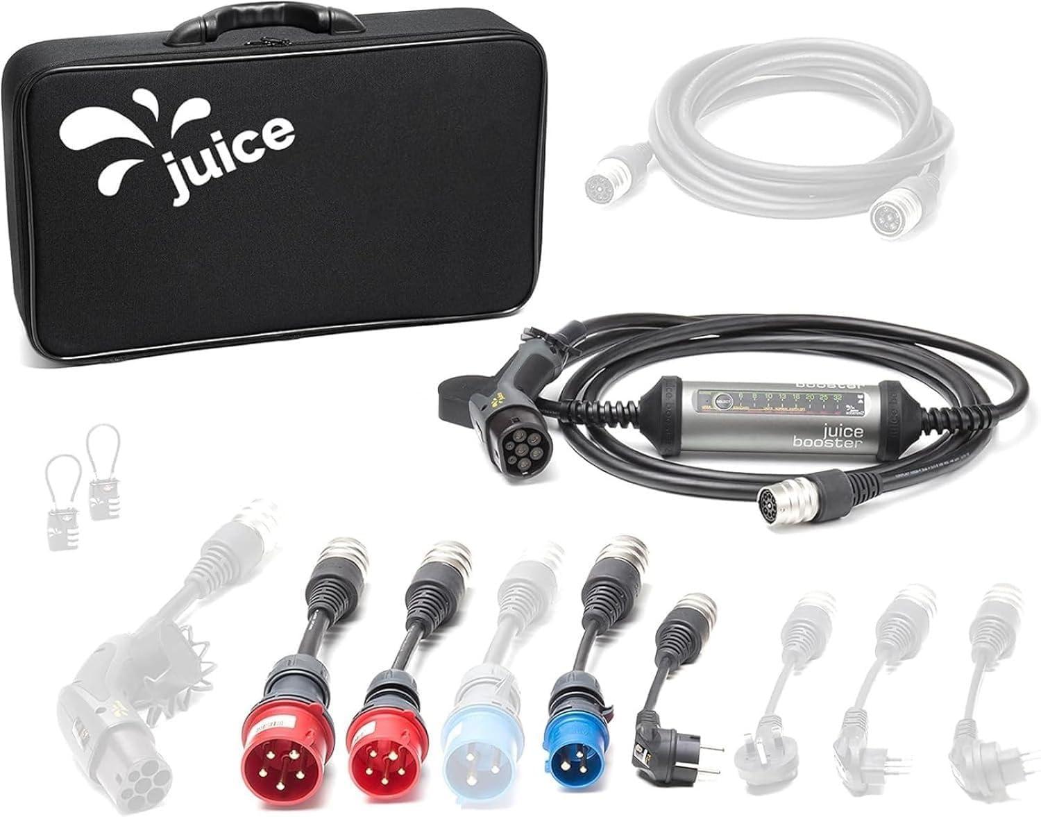 Portabel laddare elbil Juice Booster 2 Traveller Set med referens EL-JB2G2 från JUICE