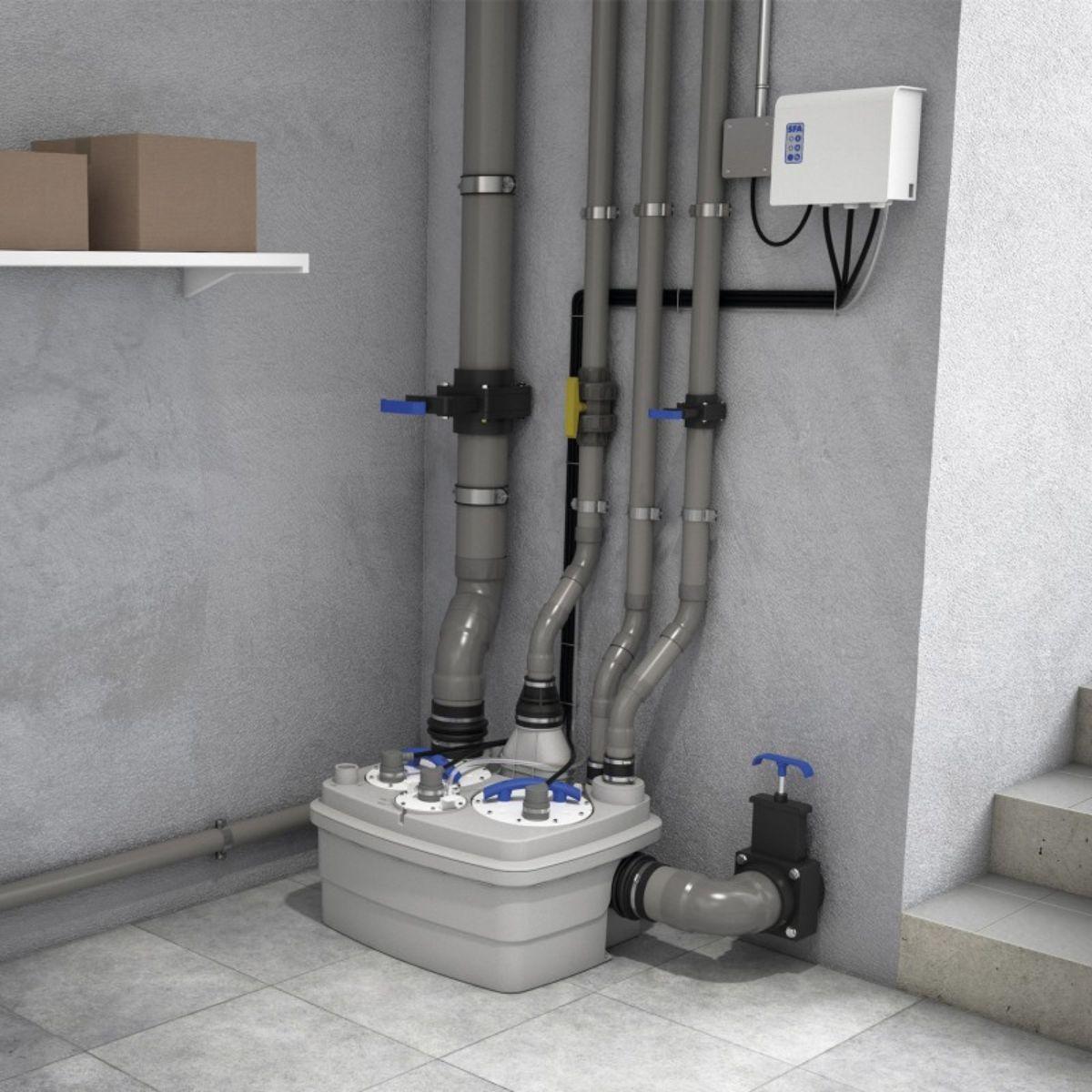 Pumpstation SFA Sanicubic 2 Pro Smart Brushless med referens R4BLDCIP68NM från SFA SANITRIT