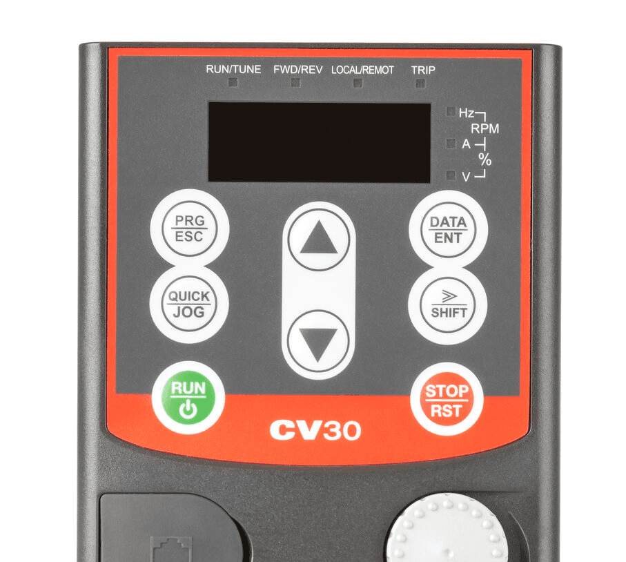 Frekvensomvandlare enfas 0,75 kW CV30-008-S2 med referens 6B1BA000002 från SALICRU