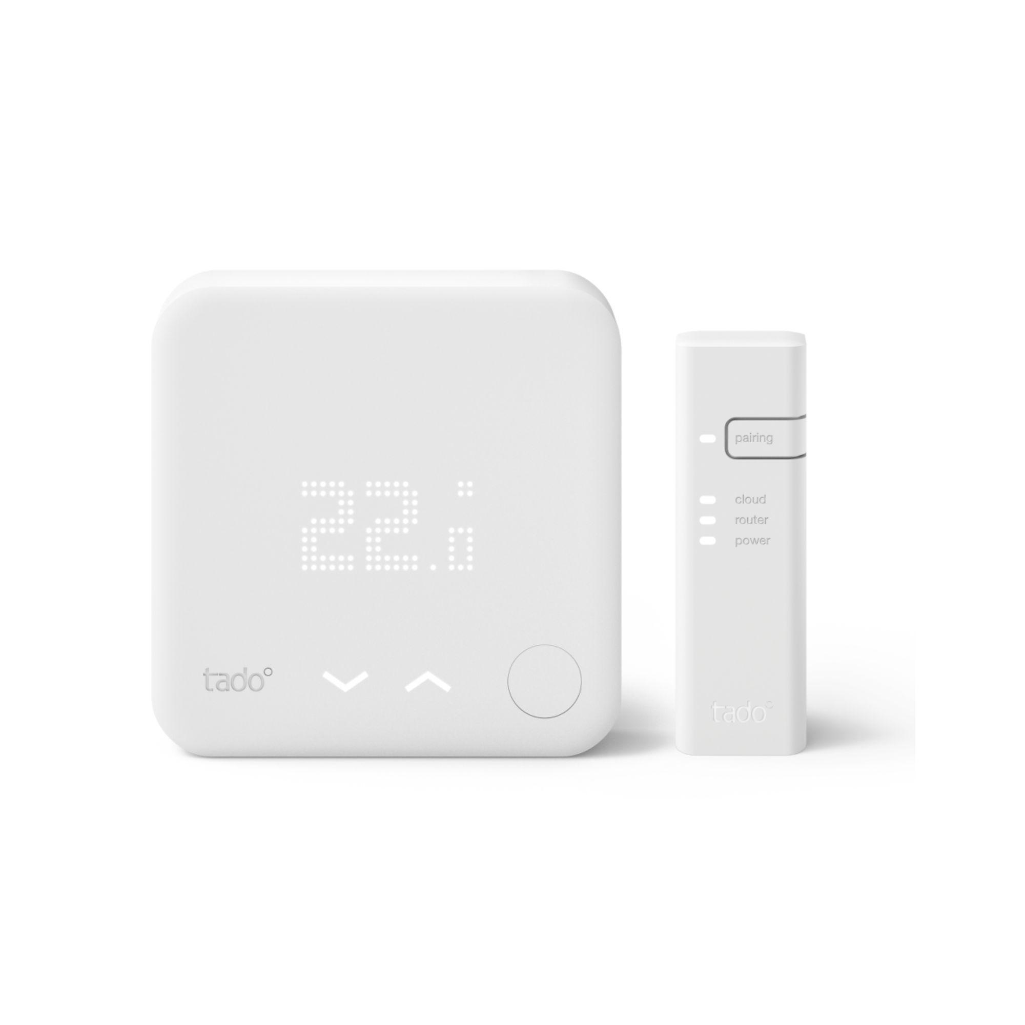 Tado V3+ trådbunden smart termostat - Startpaket med referens ST KIT V3+ från TADO