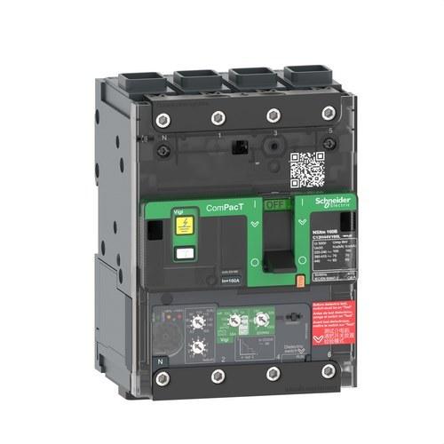 Automatisk brytare ComPacT NSXm100E 16kA AC 4P 100A Micrologic 4.1 ELINK med referens C11E44V100L från SCHNEIDER ELECTRIC