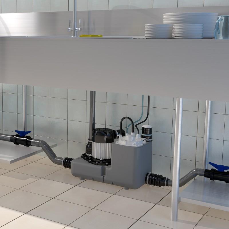 Evakueringspump SFA SANICOM 1 för gråvatten för intensiv användning med referens 04COM1M från SFA SANITRIT