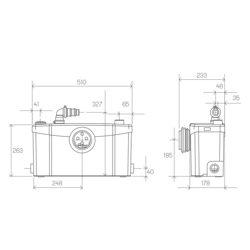 Sanitärkross SFA SANIPLUS för kompletta badrum med hög trafik med referens 0100300 från SFA SANITRIT