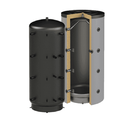 Väggmonterad bufferttank Mecalia DPAC/DI/MCL 80 liter med referens 12503 från MECALIA