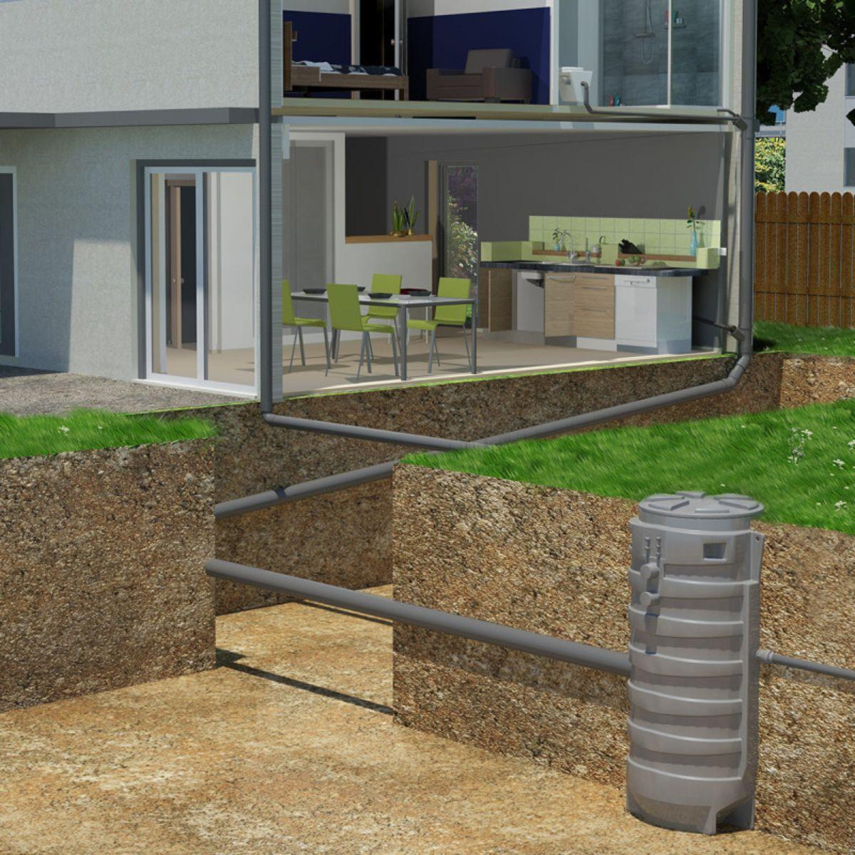 Trefas Pumpstation SFA Sanifos 1300 2VX SP T - Vortexversion med referens 009FOS1300VT från SFA SANITRIT