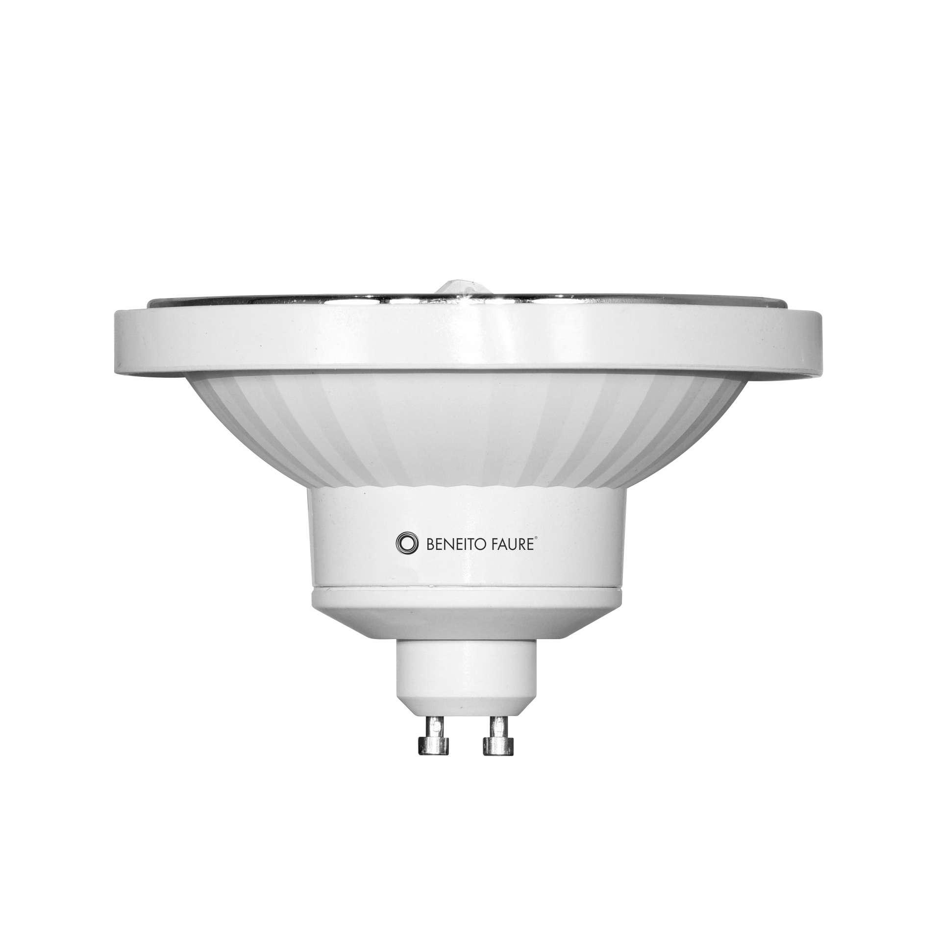 LED-spotlight LYNK AR111 13W GU10 220V 45º 3000K med referens 3456 från BENEITO & FAURE